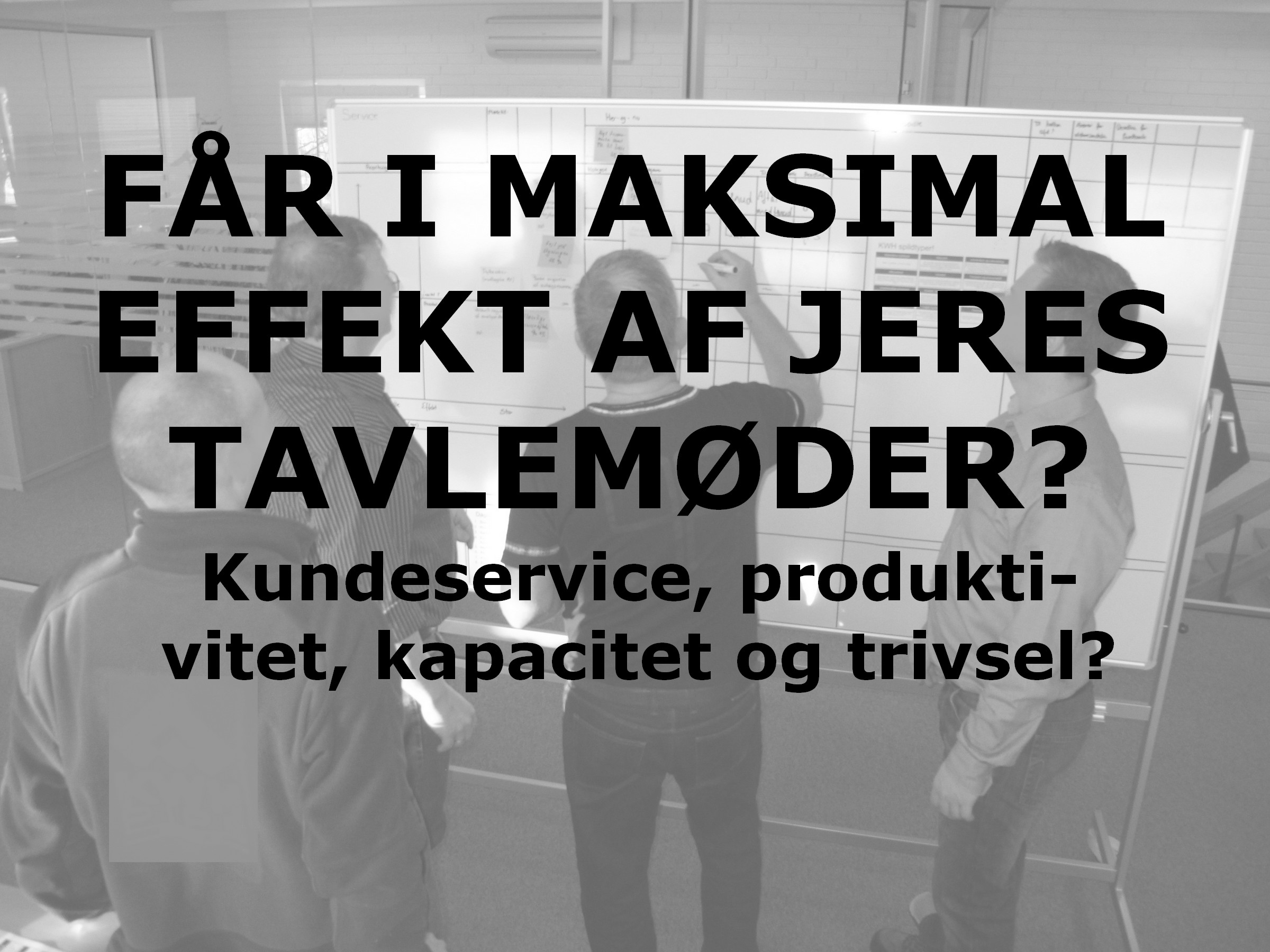 Kursus i tavlemøder